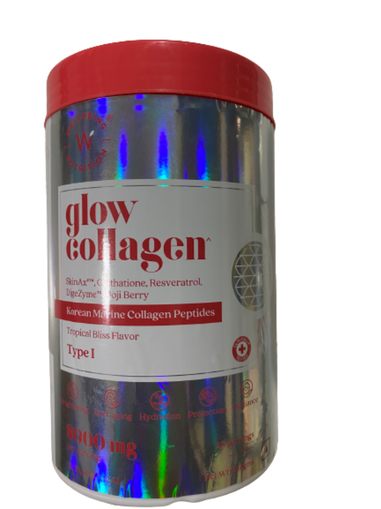 Wellbeing Nutrition Glow Korean Marine Collagen Peptides-Tropical Bliss Flavor - BUDEN