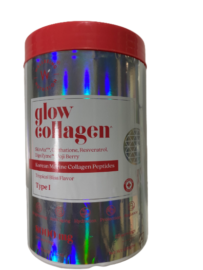 Wellbeing Nutrition Glow Korean Marine Collagen Peptides-Tropical Bliss Flavor - BUDEN