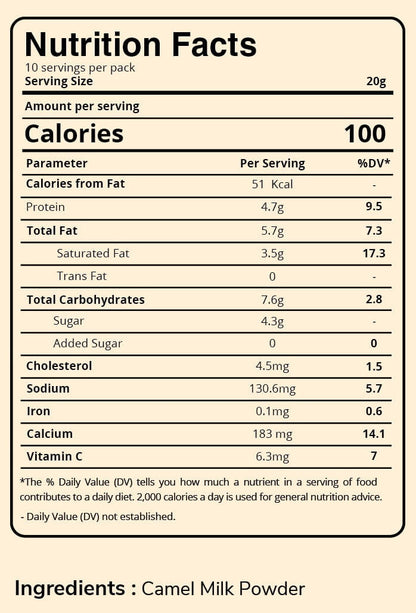 Hye Foods Camel Milk Powder