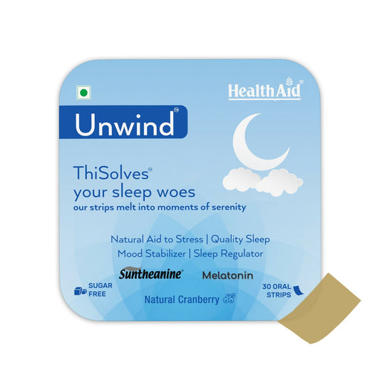 HealthAid Unwind ThiSolves Oral Strips - BUDEN