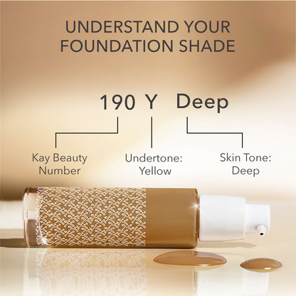 Kay Beauty Hydrating Foundation - 190Y Deep