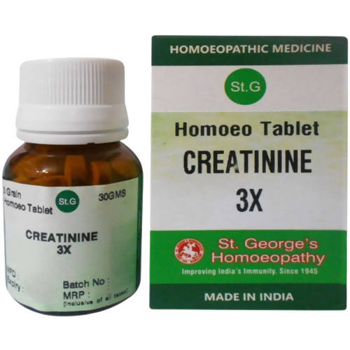 St. George's Homeopathy Creatinine 3X Tablets