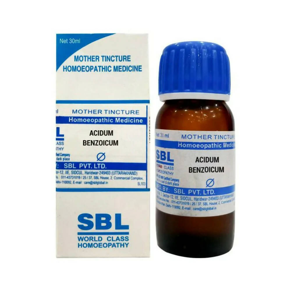 SBL Homeopathy Acidum Benzoicum Mother Tincture Q - BUDEN