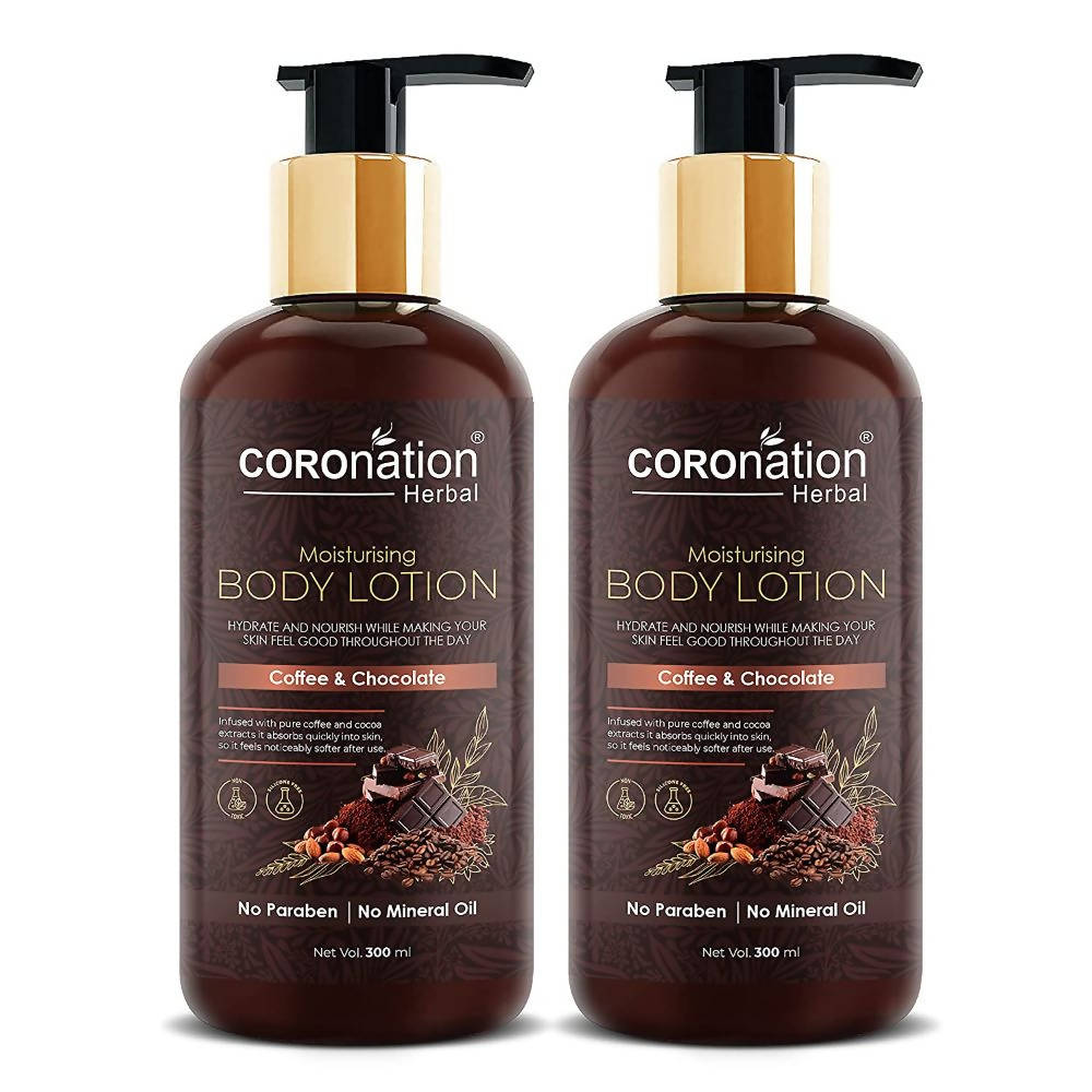 Coronation Herbal Coffee & Chocolate Moisturising Body Lotion - usa canada australia