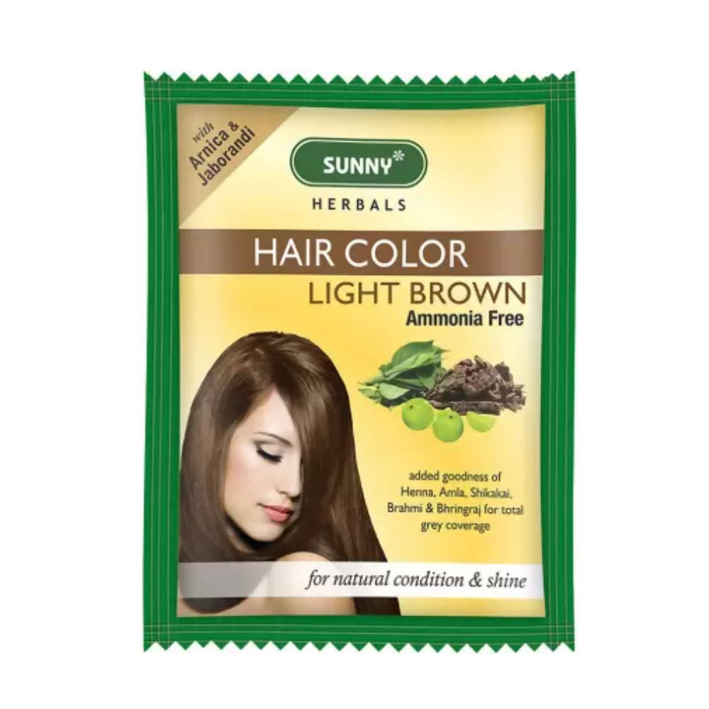 Bakson's Sunny Herbals Hair Color Light Brown - buy in USA, Australia, Canada