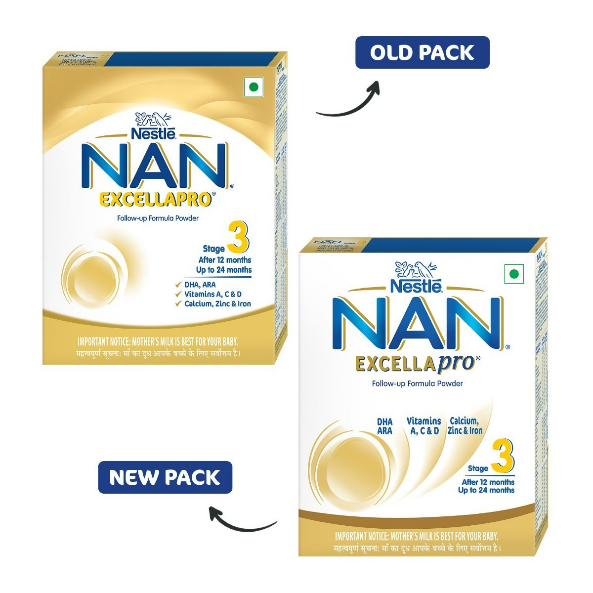 Nestle Nan Excellapro Follow-Up Formula Powder - Stage 3 (After 12 Months)
