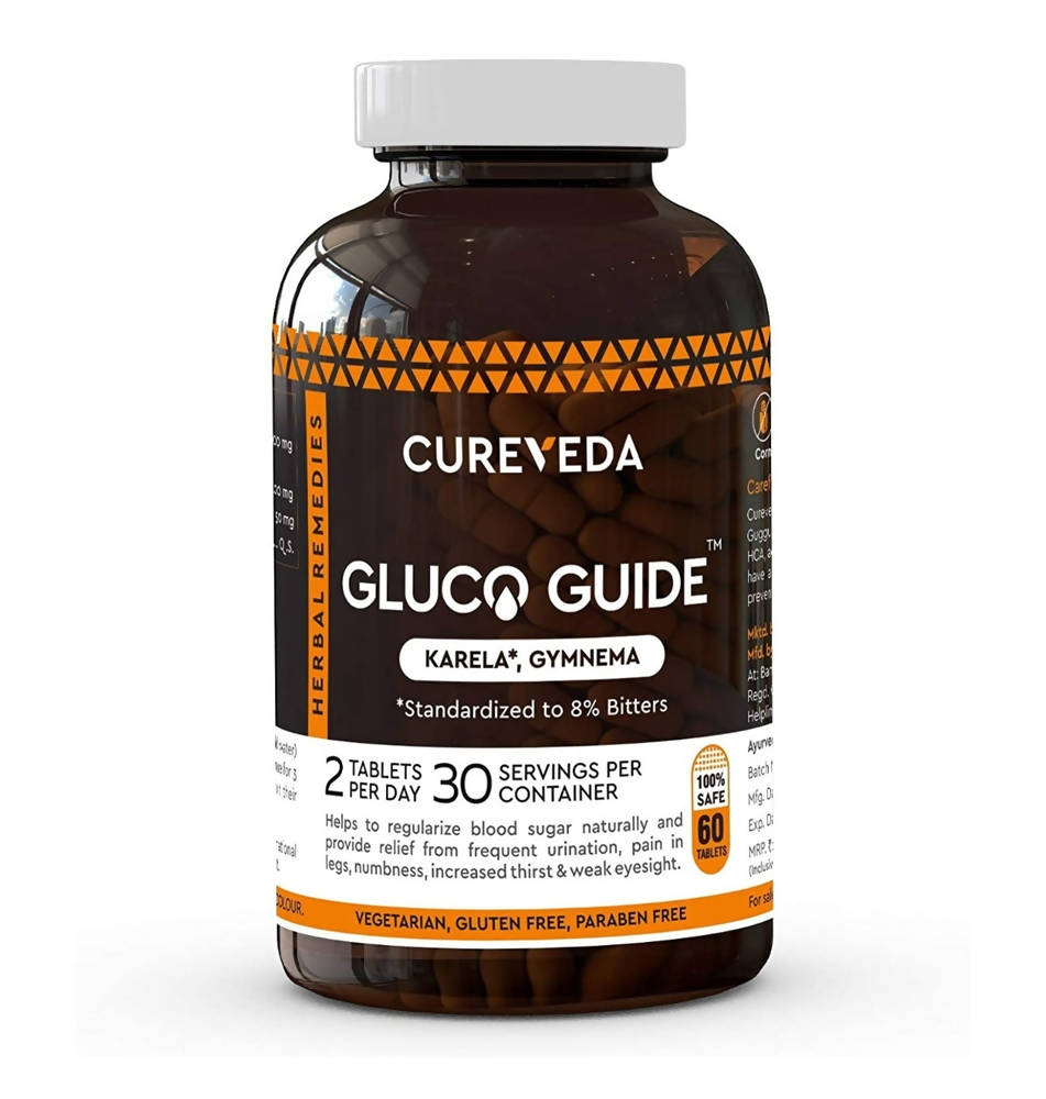 Cureveda Gluco Guide Tablets -  usa australia canada 