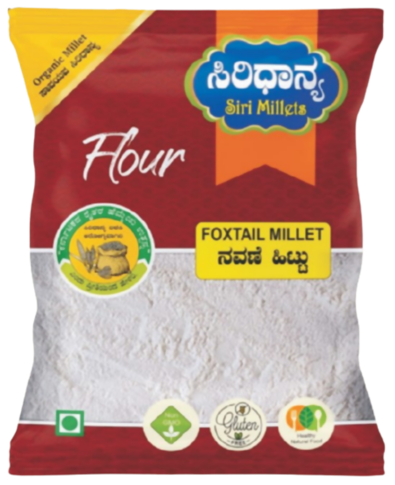 Siri Millets Organic Foxtail Millet Flour (Navane Atta) -  USA, Australia, Canada 