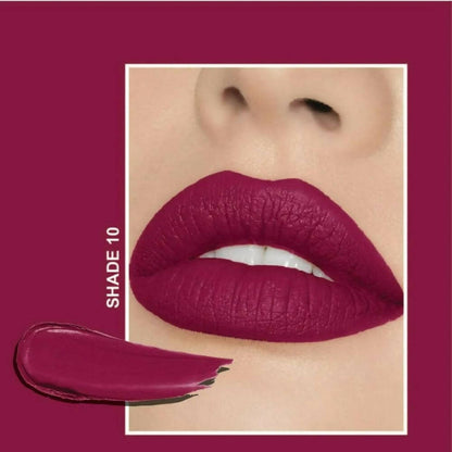 Flicka Tomato Purple Matte Finish Lipstick Shade 10