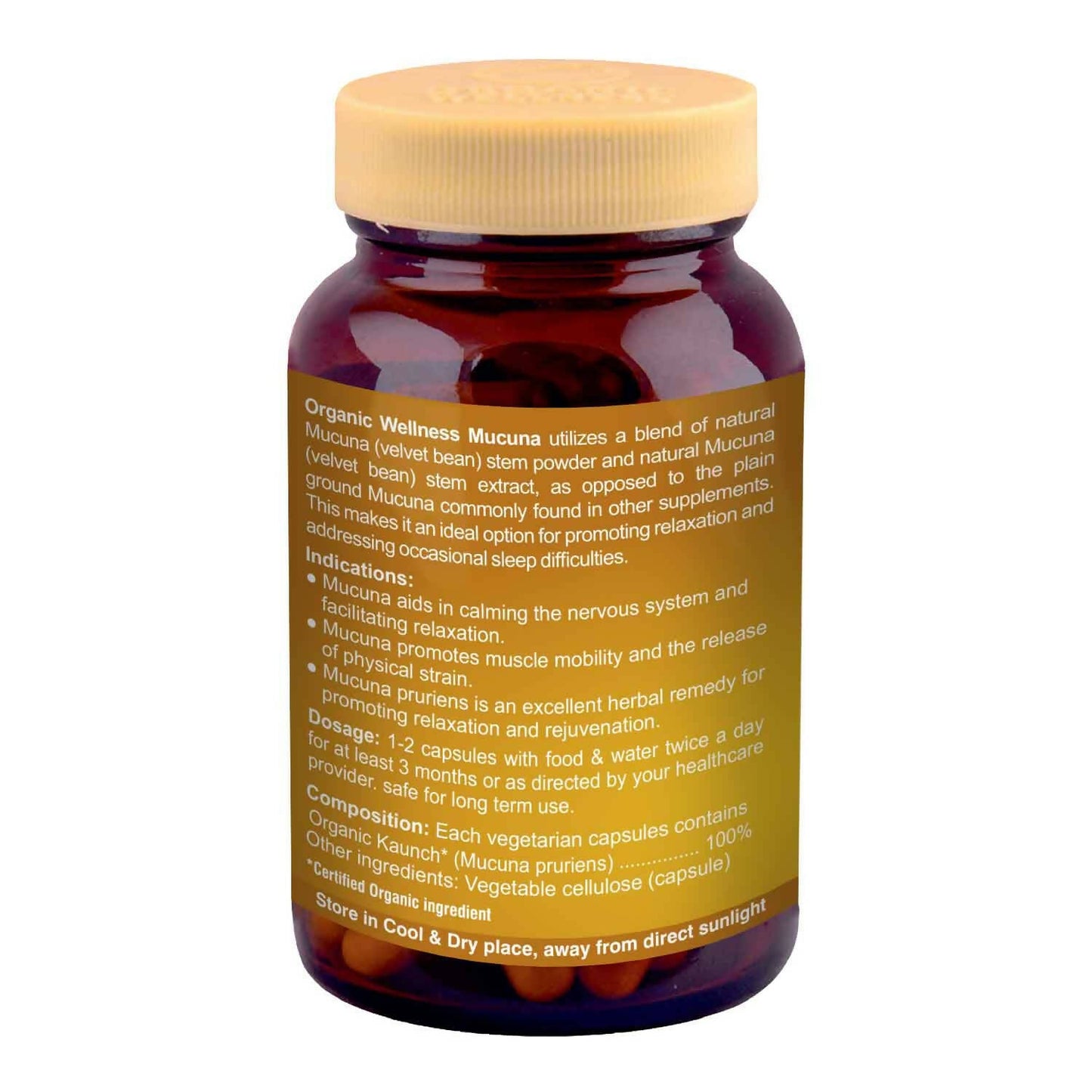 Organic Wellness Kapikachhu Vegetarian Capsules