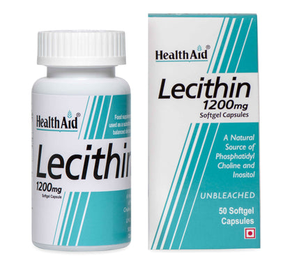 HealthAid Lecithin 1200 mg Softgel Capsules - BUDEN