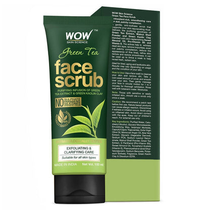 Wow Skin Science Green Tea Face Scrub