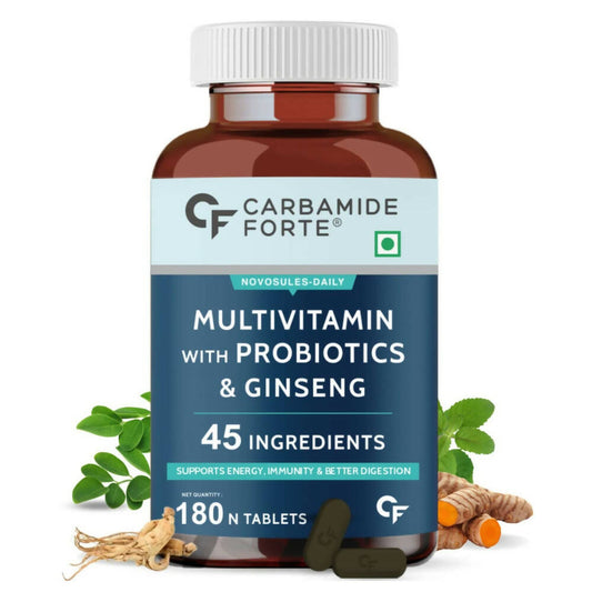 Carbamide Forte Multivitamin Tablets for Men & Women with Probiotics & Ginseng - usa canada australia