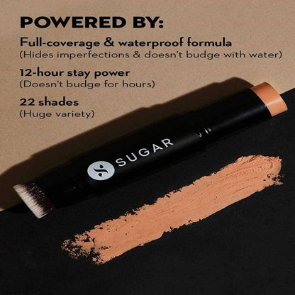 Sugar Ace Of Face Foundation Stick - Borgia (Medium Tan, Warm Undertone)