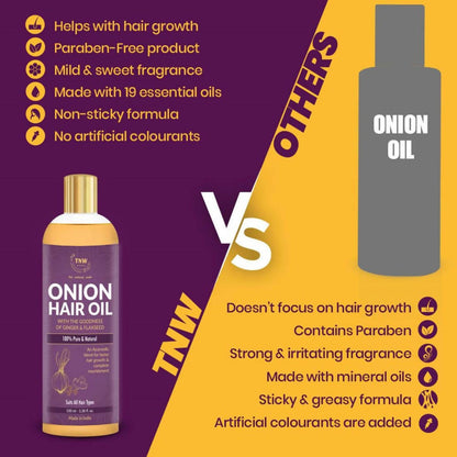 The Natural Wash Onion Hair Oil