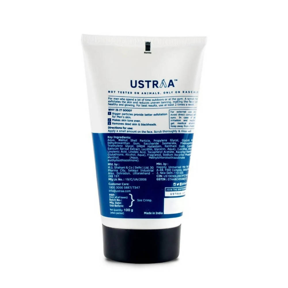 Ustraa De-Tans Face Scrub For Men