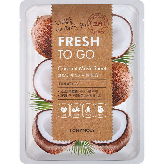 Tonymoly Fresh To Go Coconut Mask Sheet Hydrating - BUDEN