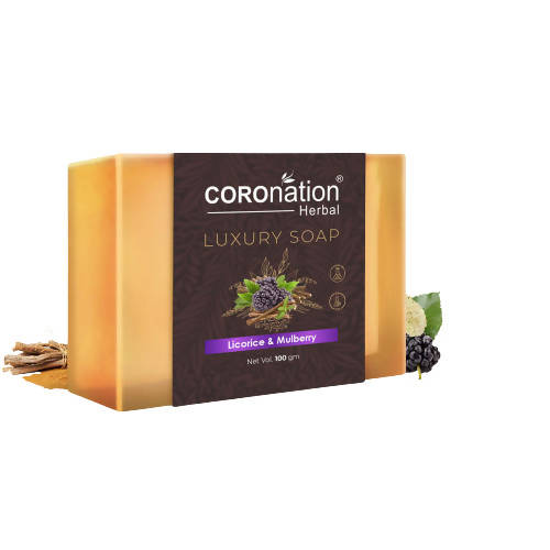 Coronation Herbal Licorice & Mulberry Luxury Soap - usa canada australia