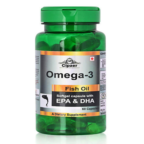 Cipzer Omega 3 Fish Oil Softgel Capsules