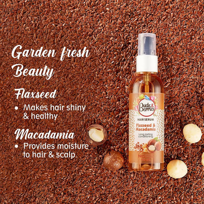 Buds & Berries Hair Serum with Flaxseed and Macadamia