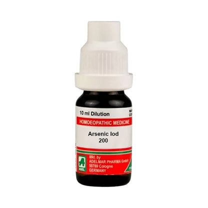 Adel Homeopathy Arsenic Iod Dilution 200 CH