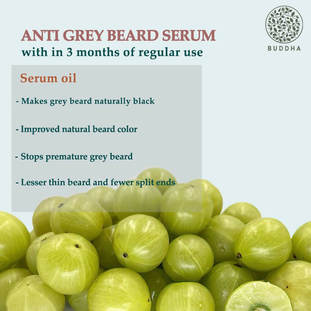 Buddha Natural Grey Beard Hair Oil Serum