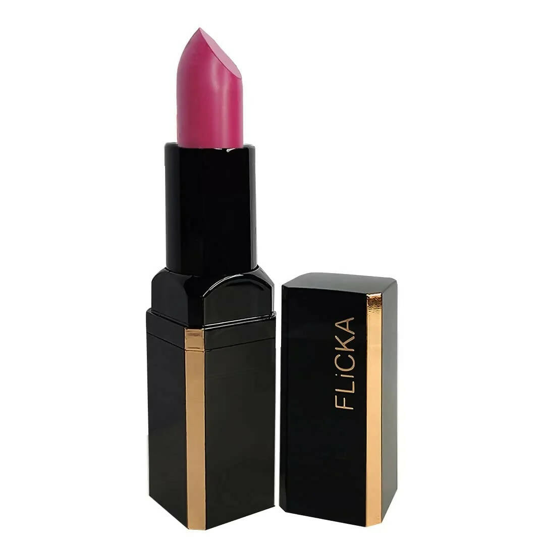 FLiCKA Lip Poetry Matte Lipstick Shade 02 Jack and Jill - Red Plum - BUDNE