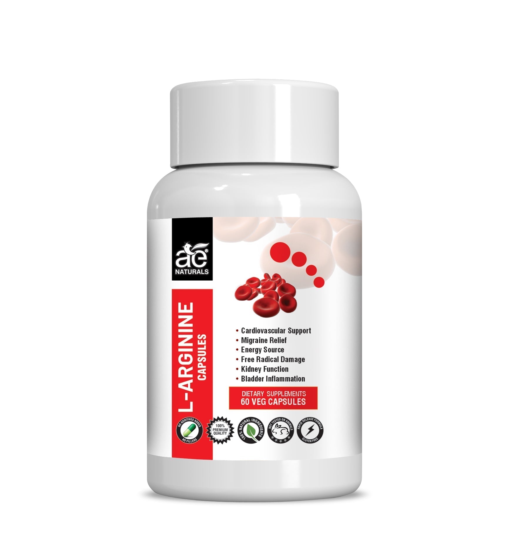 Ae Naturals L-Arginine Capsules -  usa australia canada 