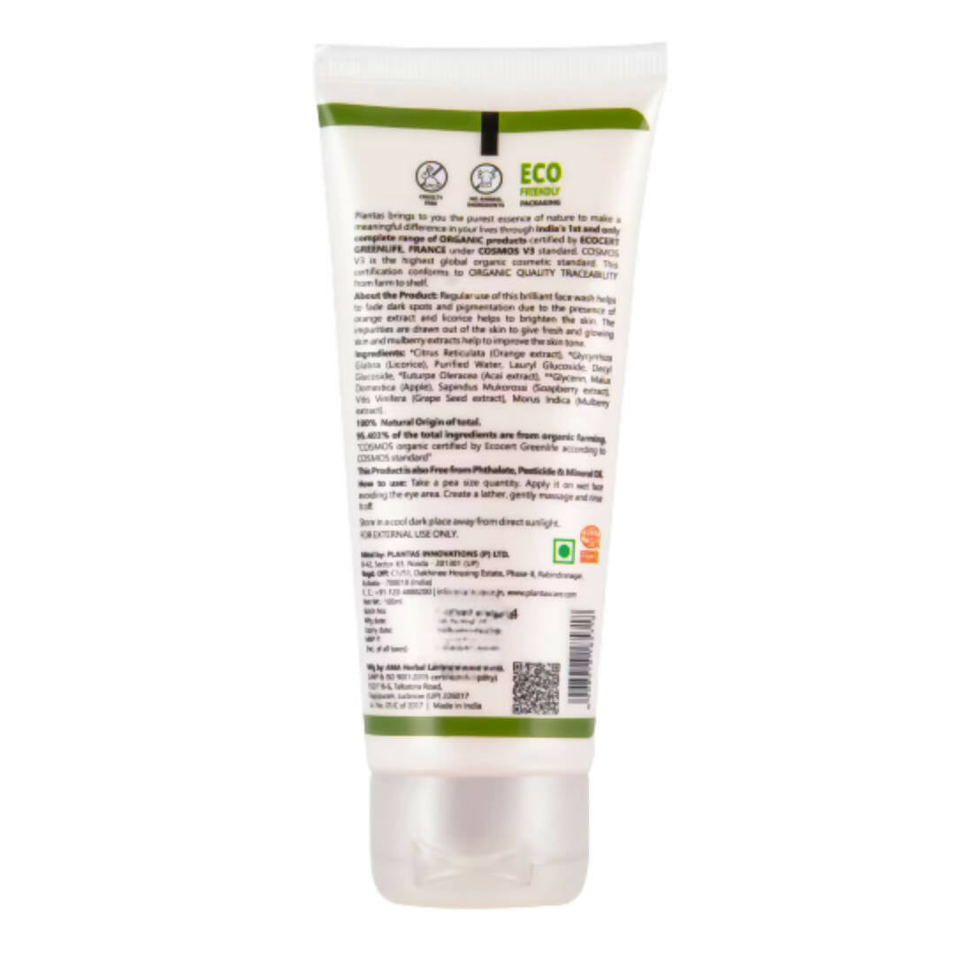 Plantas Pigmentation Defence Organic Face Wash