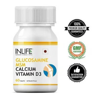 Inlife Glucosamine MSM Calcium Vitamin D3 Tablets
