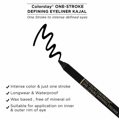 Revlon Colorstay One-Stroke Defining Eyeliner Kajal - Smoke