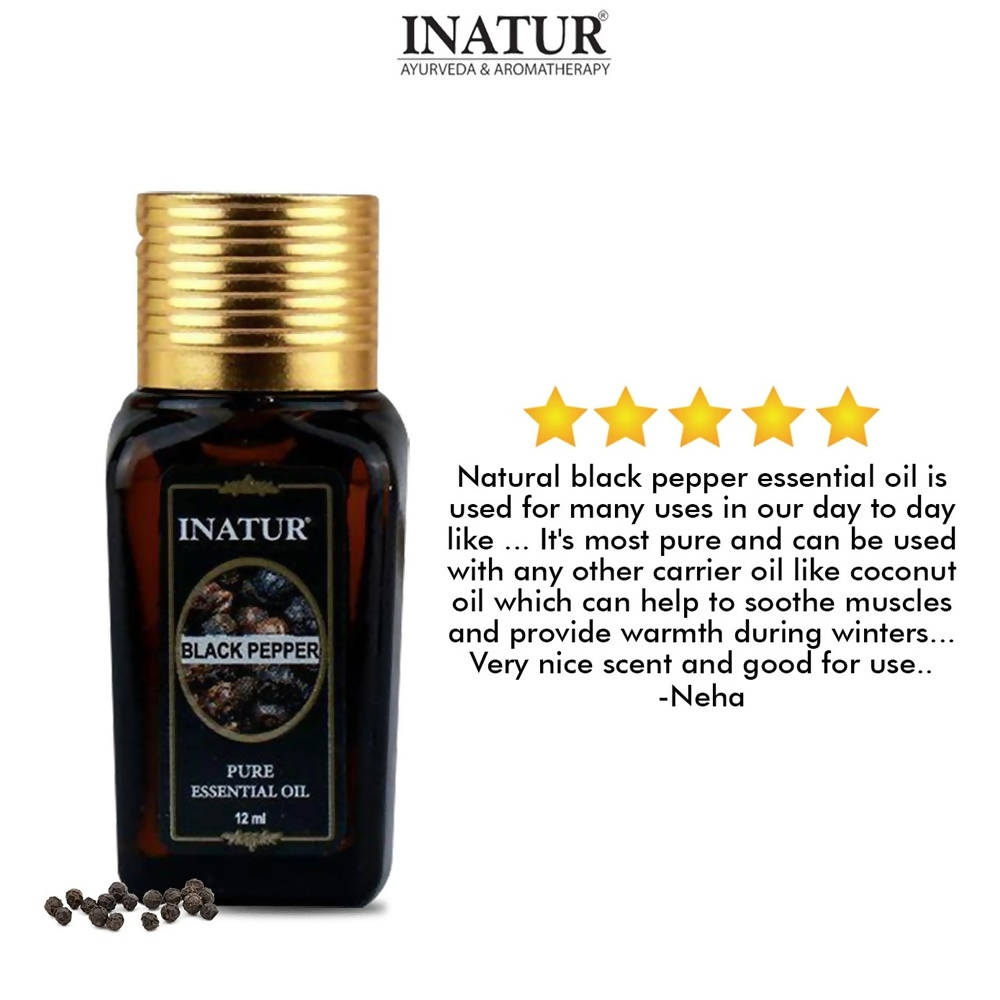 Inatur Black Pepper Pure Essential Oil