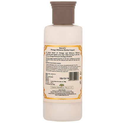 Kairali Ayurvedic Orange Hibiscus Herbal Hair Conditioner