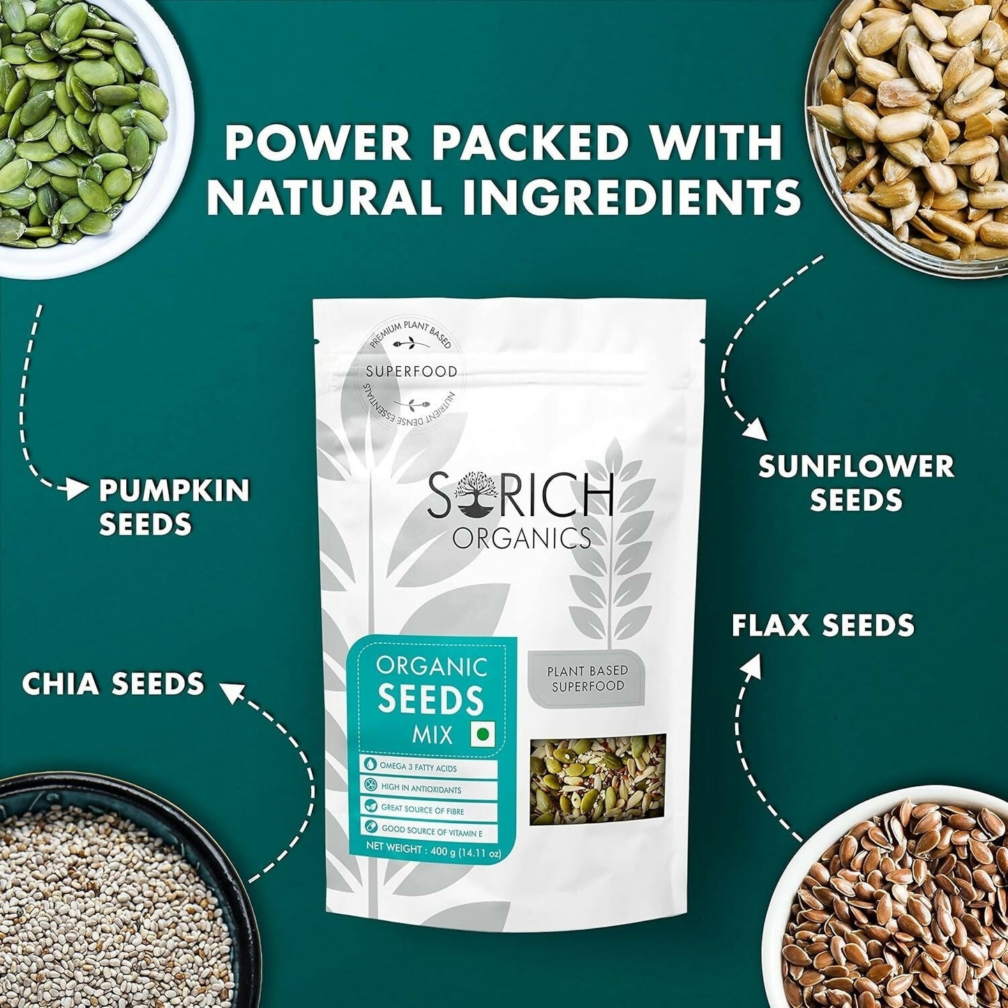 Sorich Organics 6-in-1 Seed Mix