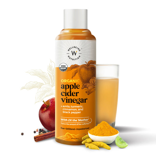 Wellbeing Nutrition Apple Cider Vinegar with Amla And Turmeric - BUDNE