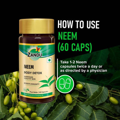 Zandu Neem Body Detox Capsules