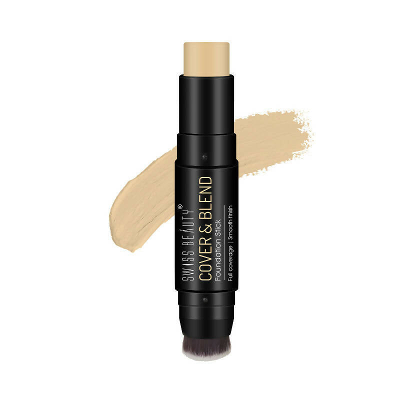 Swiss Beauty Cover & Blend Stick Foundation - 02 Fair Buff - BUDNE