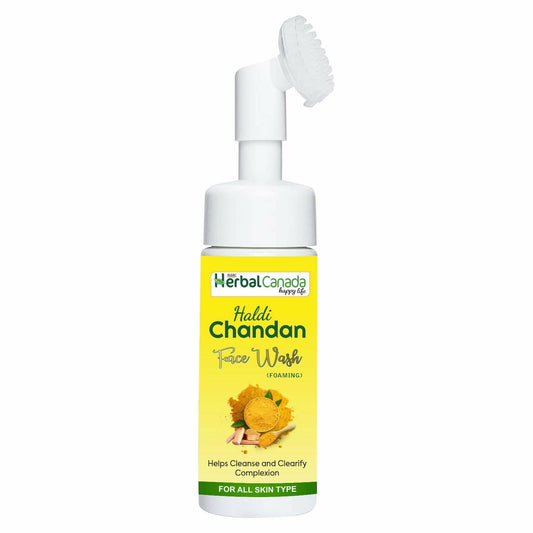 Herbal Canada Haldi Chandan Foaming Face Wash - usa canada australia