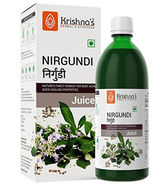 Krishna's Herbal & Ayurveda Nirgundi Juice - usa canada australia