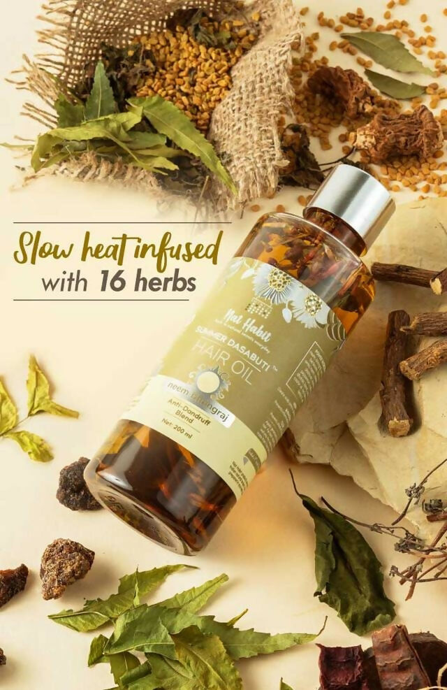 Nat Habit Neem Bhringraj Summer Hair Oil