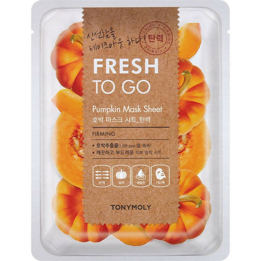 Tonymoly Fresh To Go Pumpkin Mask Sheet Firming - BUDEN