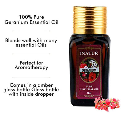 Inatur Geranium Pure Essential Oil