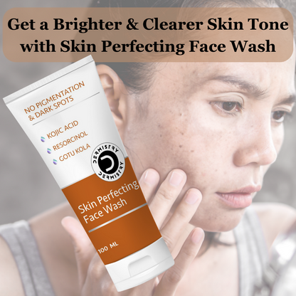 Dermistry Skin Perfecting Fairness Face Wash Kojic Acid Niacinamide Tanning Pigmentation Dark Spots