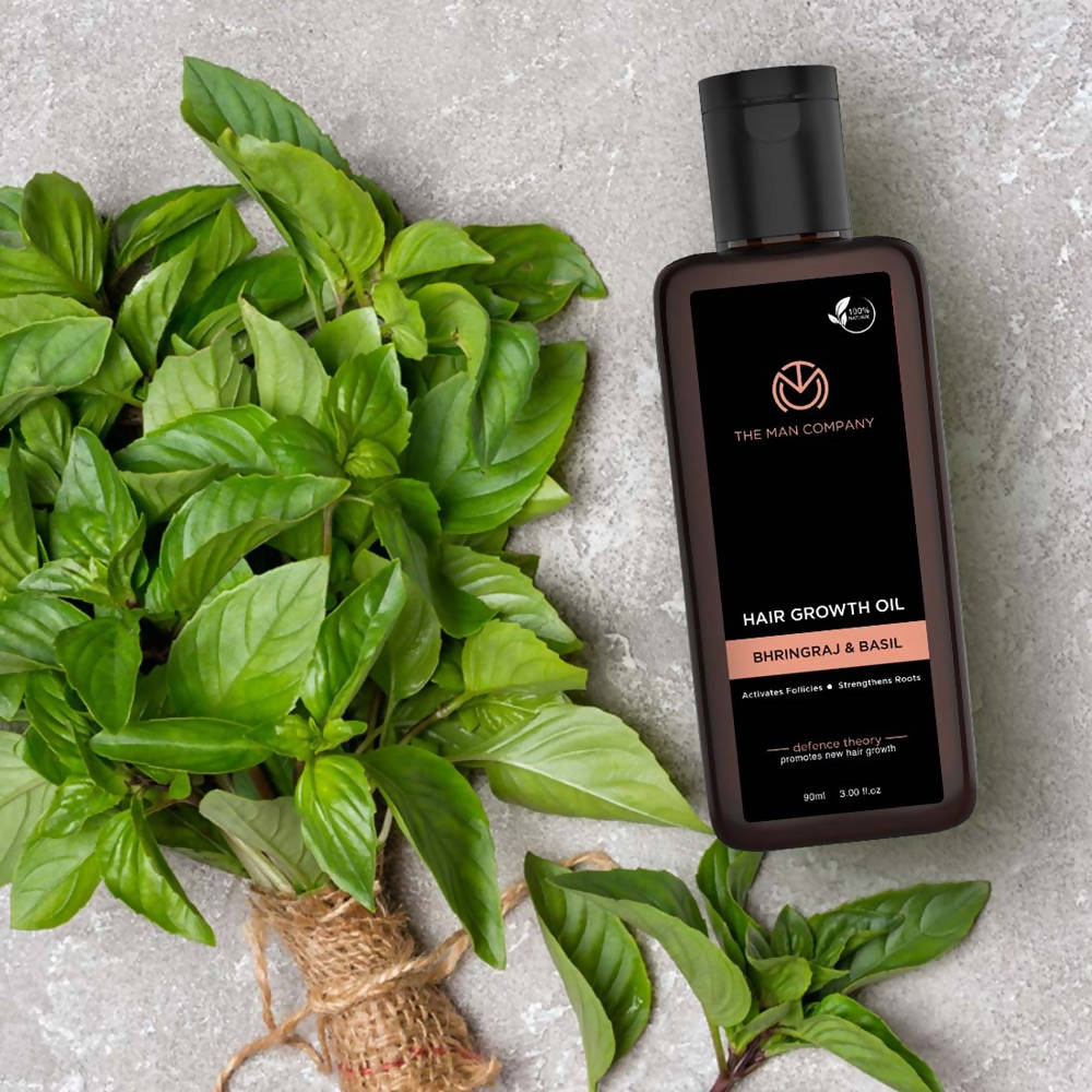 The Man Company Hair Growth Oil Bhringraj & Basil