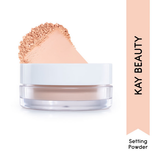 Kay Beauty Matte HD Setting Loose Powder - Almond