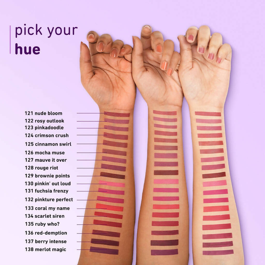 Plum Butter Cr??me Matte Lipstick Scarlet Siren - 134 (True Red)