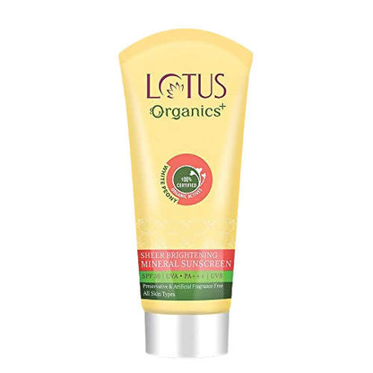 Lotus Organics+ Sheer Brightening Mineral Sunscreen