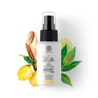 Brillare Oil Away Face Toner For With Tea Tree, Lemon & Zinc - BUDNEN