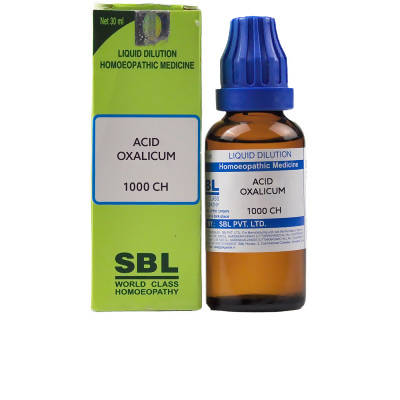 SBL Homeopathy Acid Oxalicum Dilution