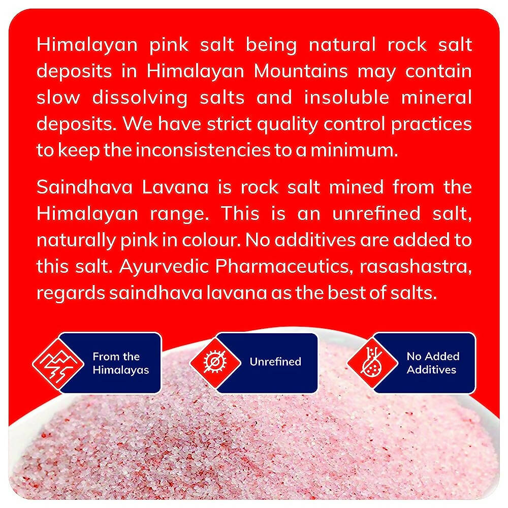24 Mantra Organic Himalayan Rock Salt Powder